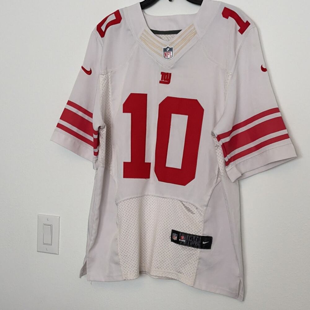 Nike New York Giants Eli Manning #10 NFL Jersey Size 40 White/Red